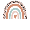 Priester-Regenbogen-Leopard. Lustige Priester-Anerkennung