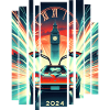 Powrót do przyszłości 2024 Retro Vintage