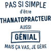 Thanatopracteur Génial bleu
