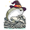 Sacabambaspis Fish Meme noita Halloween