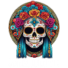 Santisima Muerte Dia De Los Muertos Mexicaans