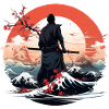Samurai With Katana