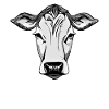 Cow Farm Motif Print