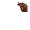Cow Farm Motif Print