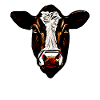 Cow Farm Motif Print