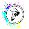 Cowboy western kopf Bunt