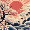 Sunrise Ukiyo-e Style