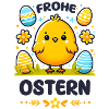 Süßes Osterküken - Frohe Ostern