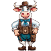 Lederhosen / Animal / Traditional costume / Tradition / Cow