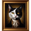 Portrait d’un chat confiant