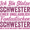 Stolze Schwester einer unglaublich fantastischen