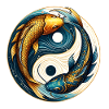 Japanese Yin Yang Symbol Koi Fish