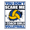 J’entraîne des joueuses de volley-ball