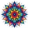 Mandala Harmony rainbow