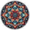 Mandala Harmony dark to light