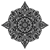 Mandala Harmony simple lines