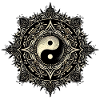 Mandala Harmony yin yang