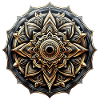 Mandala Harmony golden shine