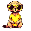 Meerkat with sunglasses Meerkat