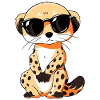 Meerkat with sunglasses Meerkat