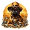 Pug Gold Digger