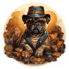 Pug Gold Digger