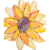 Tournesol à l’aquarelle