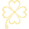 Sparkling clover design