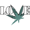 Love Cannabis Hanfblatt Liebe