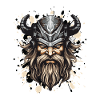 Viking Head Helmet Odin