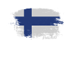 Finlande Drapeau Helsinki Finnois
