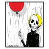 Ballon et squelette