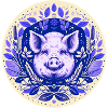 Stoneware pig