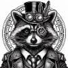 raton laveur steampunk