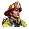 Pompier/Incendie/Incendie/Extinction/Héros