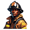 Pompier/Incendie/Incendie/Extinction/Héros