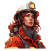 Pompier/Incendie/Incendie/Extinction/Héroïne