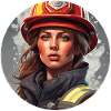 Firefighter / Fire / Fire / Extinguish / Heroine