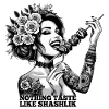 Shashlik Delicious Woman Tattoo Gift