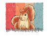 Eichhörnchen Retro Squirrel