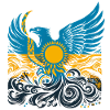 Kasachstan Adler Wappen Flagge Geschenk
