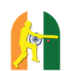 India Cricket Batsman India Flag