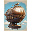 Dirigeable Steampunk 1.6