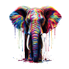 Rainbow Elephant