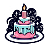 Birthday Cake Illustration