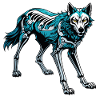 Wolf Skeleton Illustration