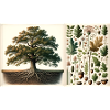 Oak Tree Botanical