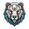 Tête d’ours polaire Ours polaire
