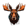 Moose Portrait