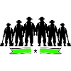 Silhouette de fermier Bauer